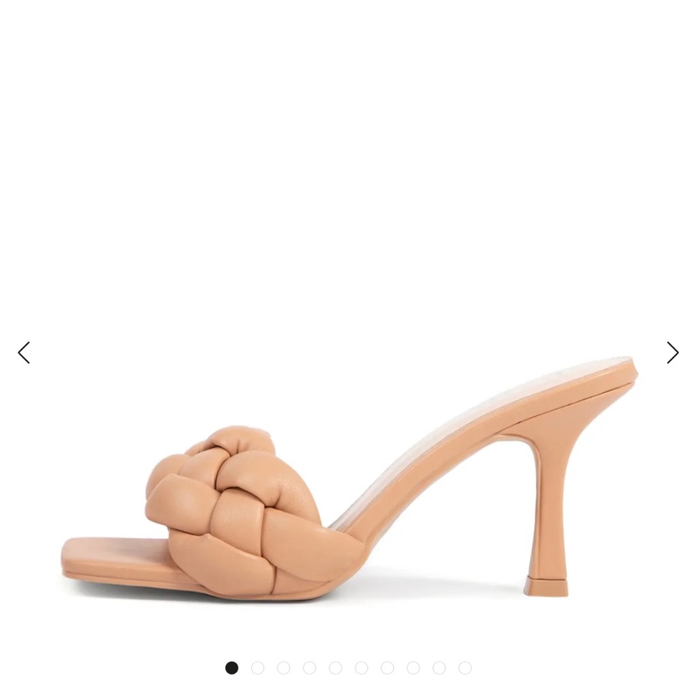 Raid Wide Fit Braided Heeled Mules